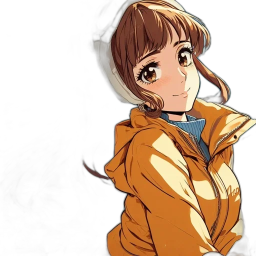 jacket, staff, face, dress transparent PNG cut-out