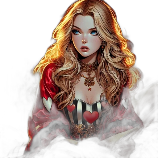 fantasy art, comic book art, concept art, photorealistic transparent PNG cut-out