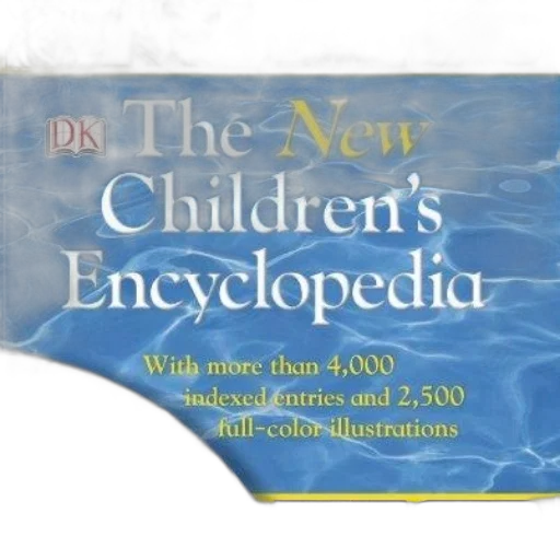 blue, new, children, encyclopedia transparent PNG cut-out