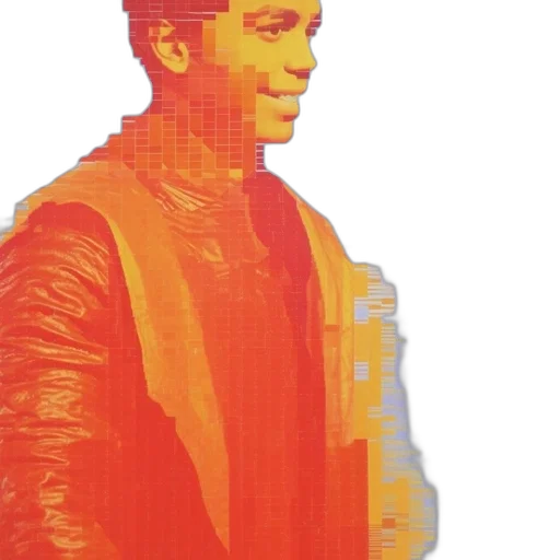 jacket, robot, face, staff transparent PNG cut-out