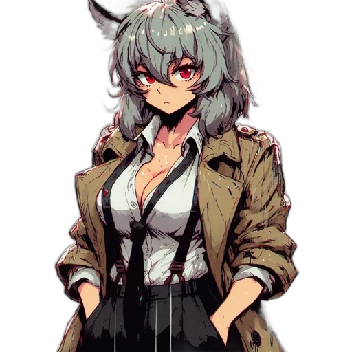 jacket, dragon, staff, animal transparent PNG cut-out