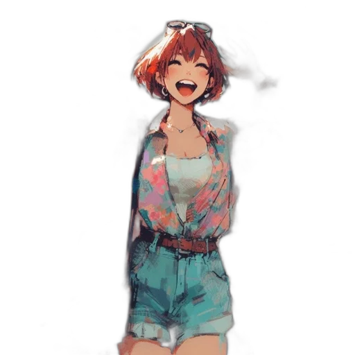 dress, jacket, umbrella, staff transparent PNG cut-out