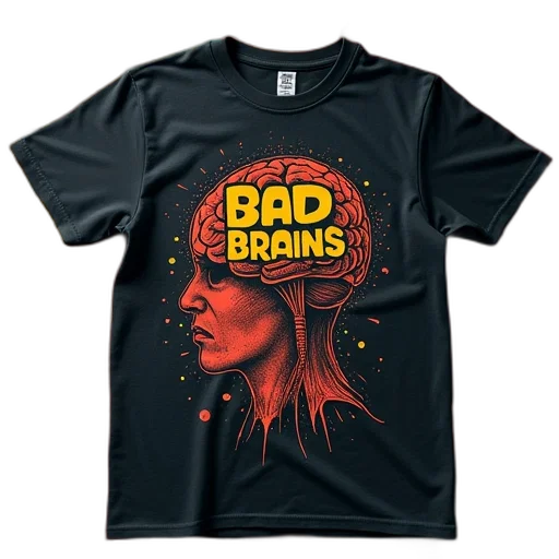 package, bad, brains, shirts transparent PNG cut-out