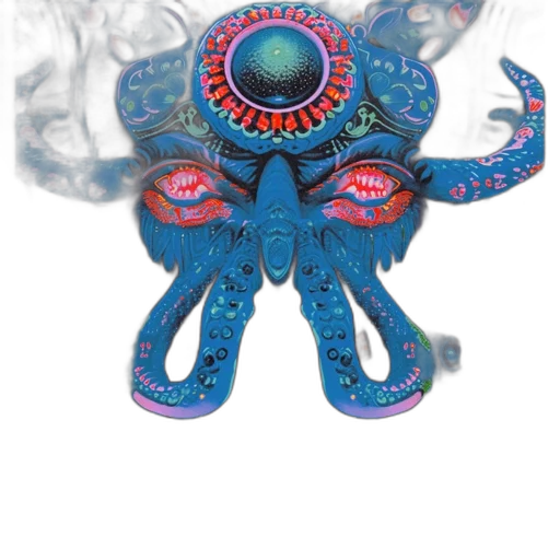 mask, creature, jewelry, staff transparent PNG cut-out