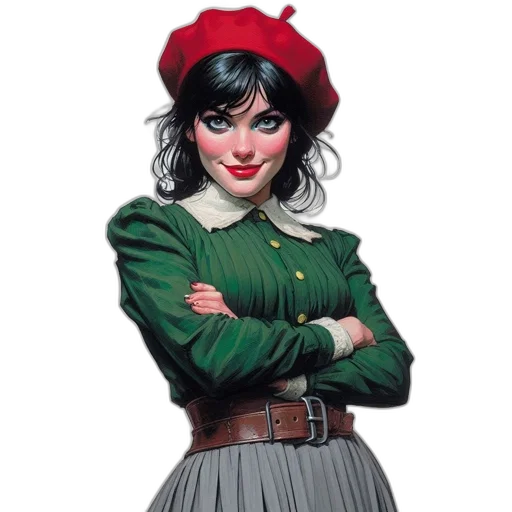 staff, jacket, comic book art, concept art transparent PNG cut-out