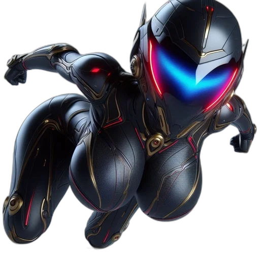 robot, weapon, concept art, cyberpunk transparent PNG cut-out