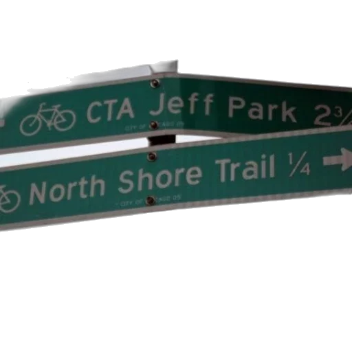 3d render, street, sign, directions transparent PNG cut-out
