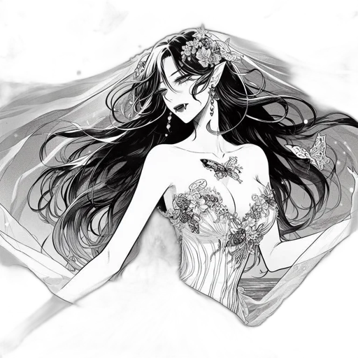 dress, crown, mask, concept art transparent PNG cut-out