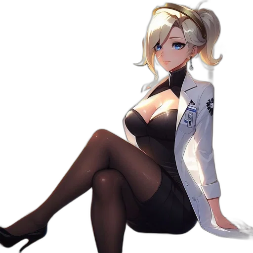dress, staff, robot, weapon transparent PNG cut-out