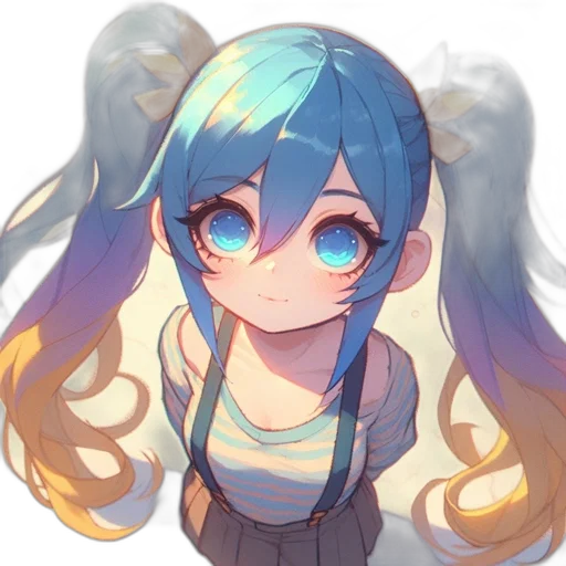 face, hair, staff, creature transparent PNG cut-out