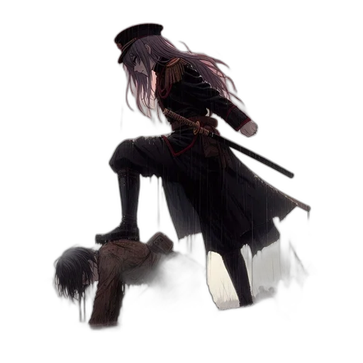 staff, hat, weapon, sword transparent PNG cut-out