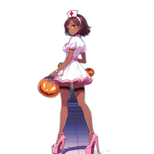 dress, staff, weapon, concept art transparent PNG cut-out
