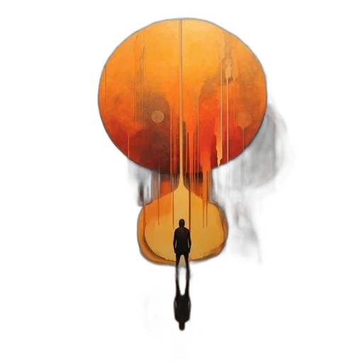 umbrella, concept art, watercolor, photorealistic transparent PNG cut-out