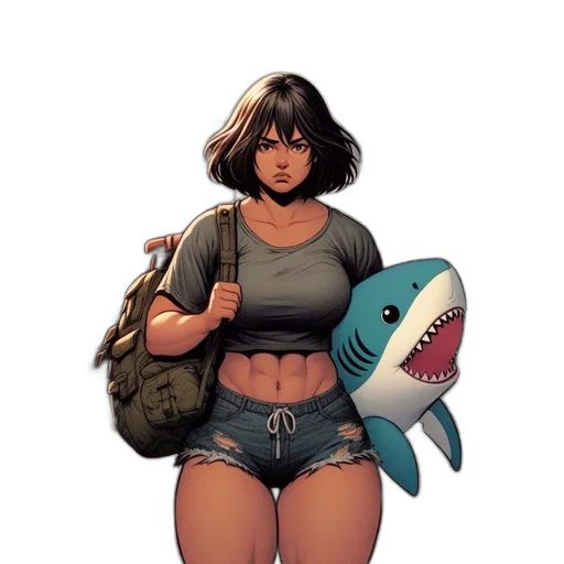 creature, animal, weapon, jacket transparent PNG cut-out