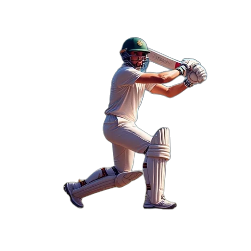 pixel art, photorealistic, 3d render, cricket transparent PNG cut-out