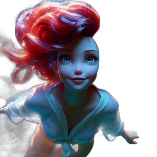face, concept art, fantasy art, comic book art transparent PNG cut-out