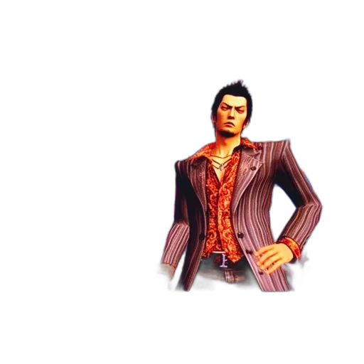 jacket, staff, robot, 3d render transparent PNG cut-out