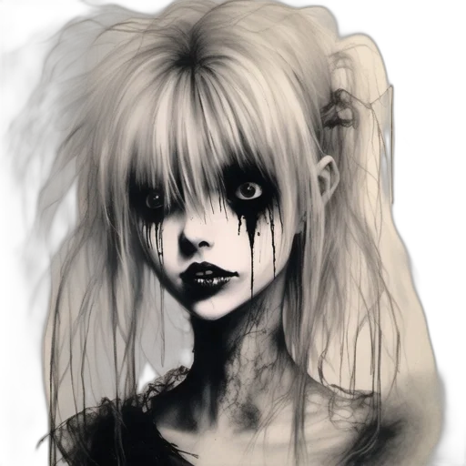 face, hair, fantasy art, concept art transparent PNG cut-out