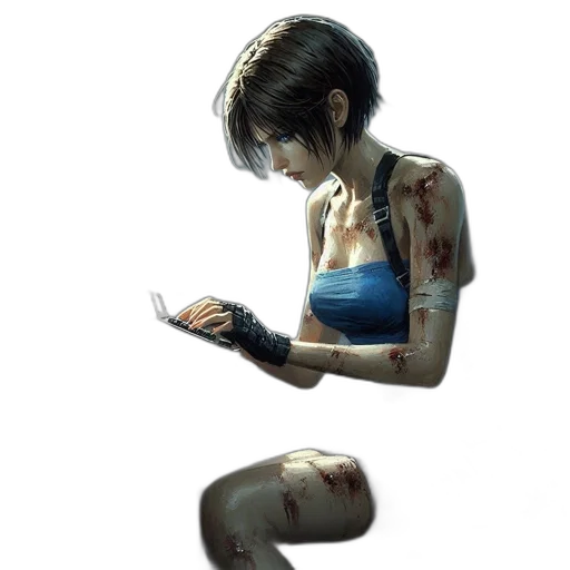 weapon, face, robot, staff transparent PNG cut-out