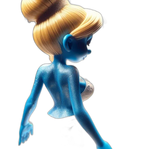 hair, dress, robot, creature transparent PNG cut-out