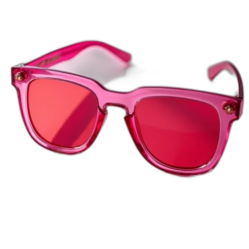 3d render, pink, lens, sunglasses transparent PNG cut-out