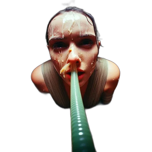 mask, staff, face, creature transparent PNG cut-out