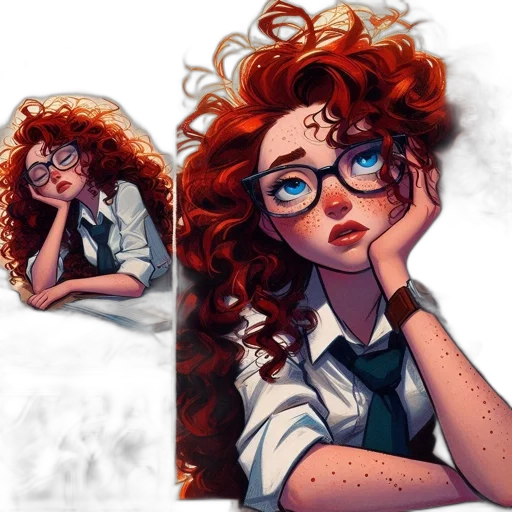 comic book art, concept art, fantasy art, cartoon transparent PNG cut-out