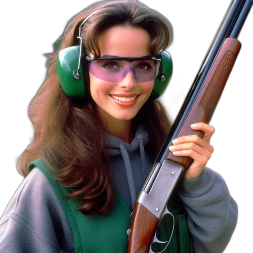 weapon, staff, jacket, photorealistic transparent PNG cut-out