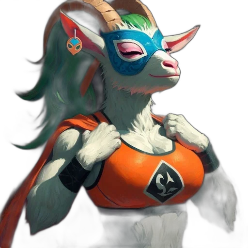 mask, staff, creature, concept art transparent PNG cut-out