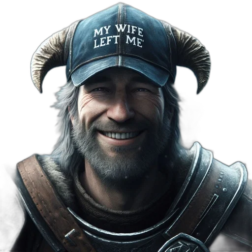 hat, face, dragon, staff transparent PNG cut-out