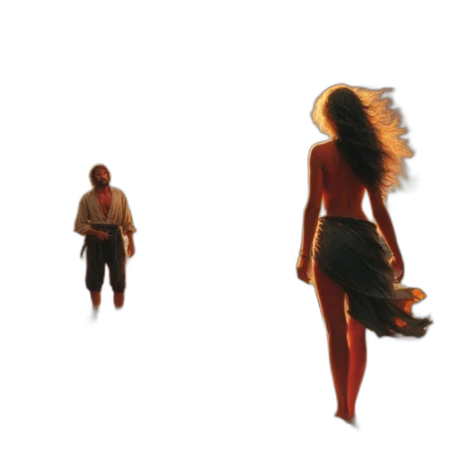 concept art, pixel art, underwater, fire transparent PNG cut-out
