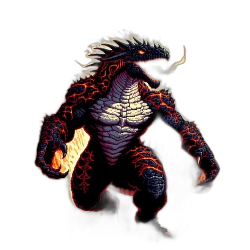 creature, dragon, animal, hair transparent PNG cut-out