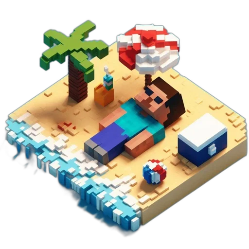 pixel art, 3d render, concept art, fantasy art transparent PNG cut-out