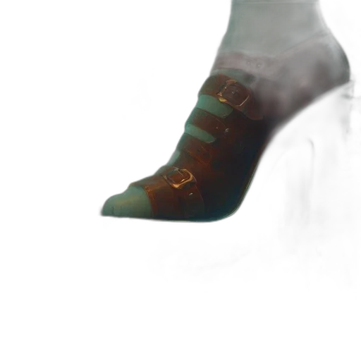 shoes, dress, staff, crown transparent PNG cut-out