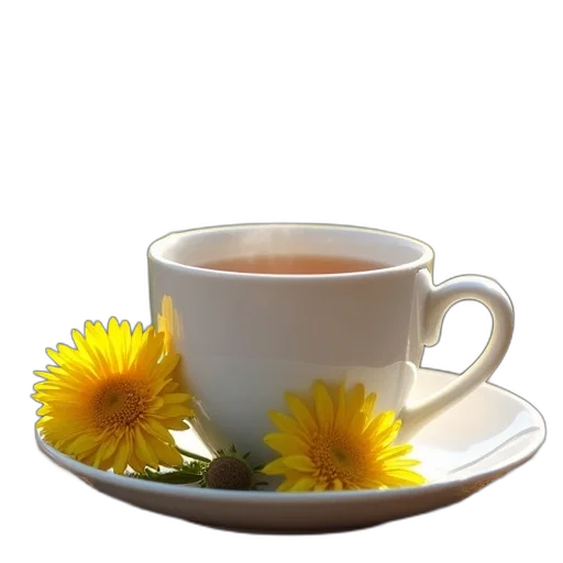 flower, food, photorealistic, cup transparent PNG cut-out