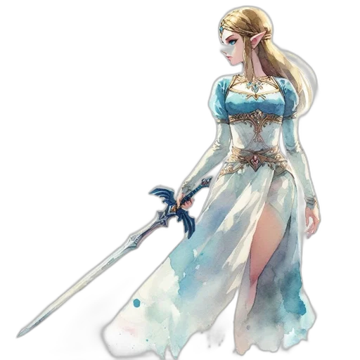 sword, staff, dress, weapon transparent PNG cut-out