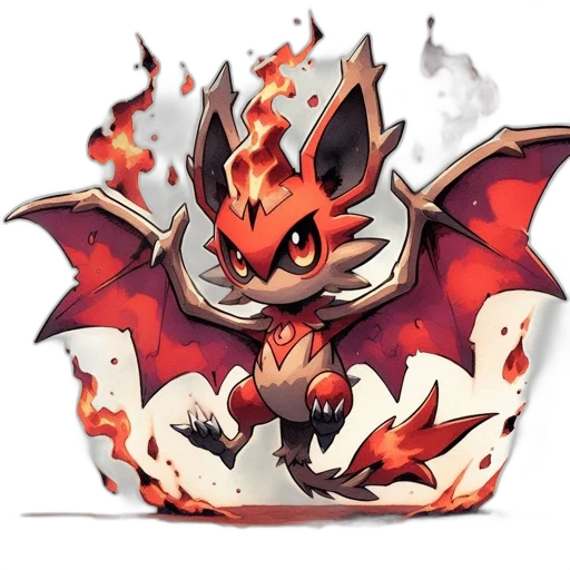 dragon, creature, mask, staff transparent PNG cut-out