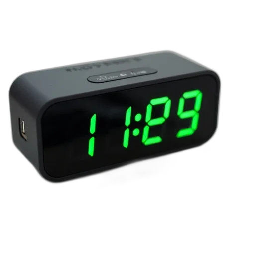 modern, digital, alarm, clock transparent PNG cut-out