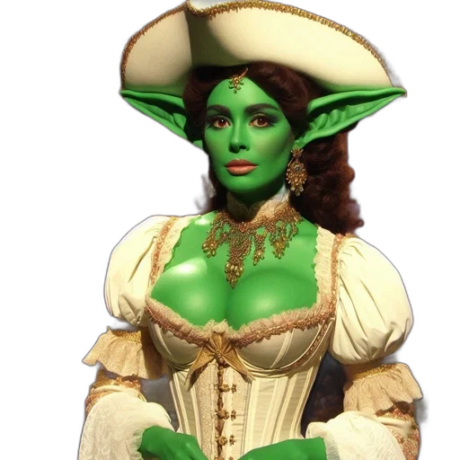 staff, mask, dress, hat transparent PNG cut-out