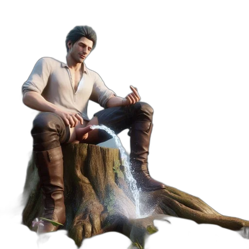 staff, creature, dragon, concept art transparent PNG cut-out