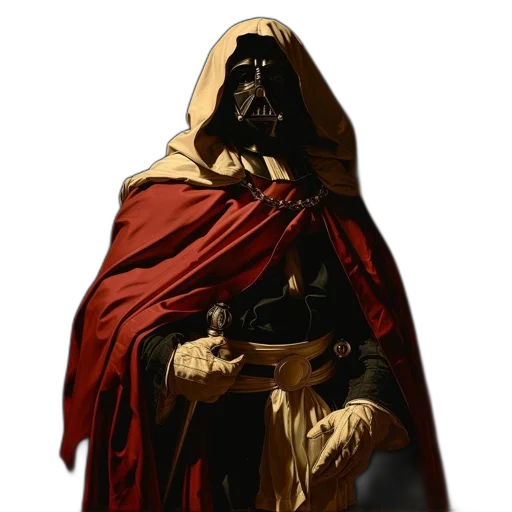 mask, staff, jacket, weapon transparent PNG cut-out
