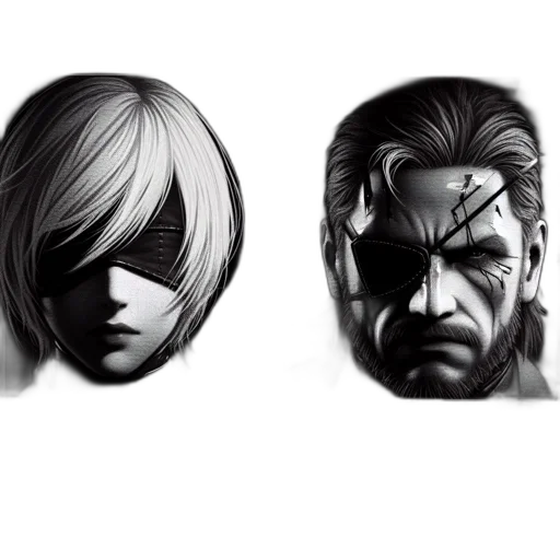 mask, face, concept art, comic book art transparent PNG cut-out