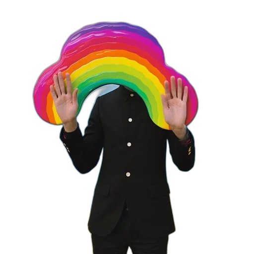 hat, jacket, staff, umbrella transparent PNG cut-out