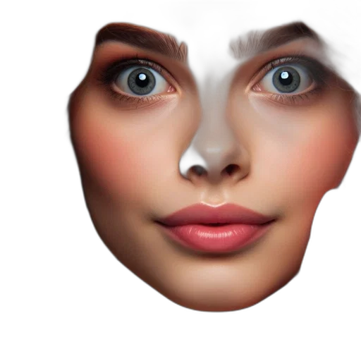 face, mask, creature, robot transparent PNG cut-out