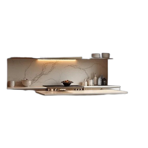 furniture, 3d render, earth tones, elegant transparent PNG cut-out