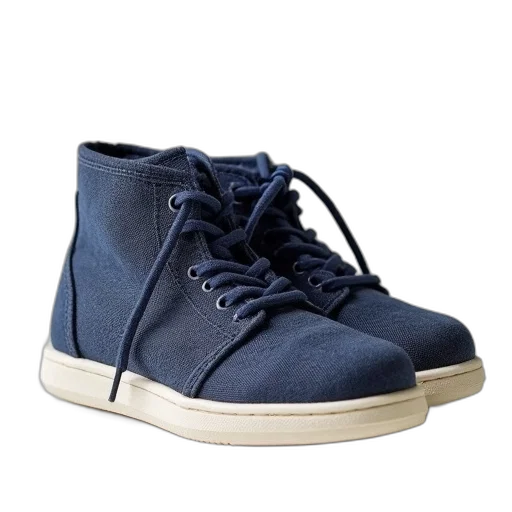 shoes, blue, toms, kids transparent PNG cut-out