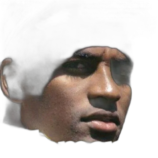 face, hat, mask, hair transparent PNG cut-out