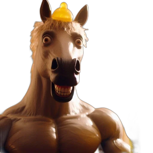 animal, creature, crown, mask transparent PNG cut-out