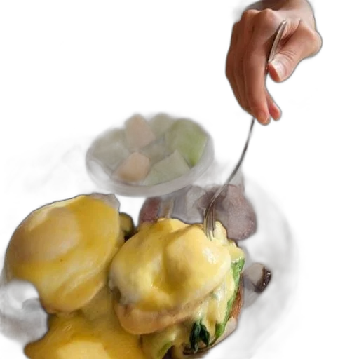 food, photorealistic, oil painting, 3d render transparent PNG cut-out