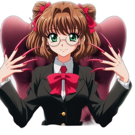 staff, jacket, crown, anime transparent PNG cut-out